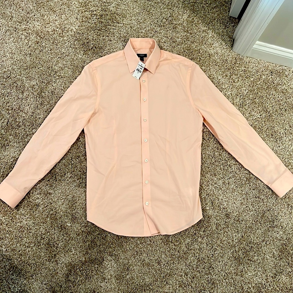 Express light pink dress shirt xs BRAND NEW with tag